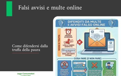 Falsi avvisi e multe online: come difendersi dalla truffa della paura